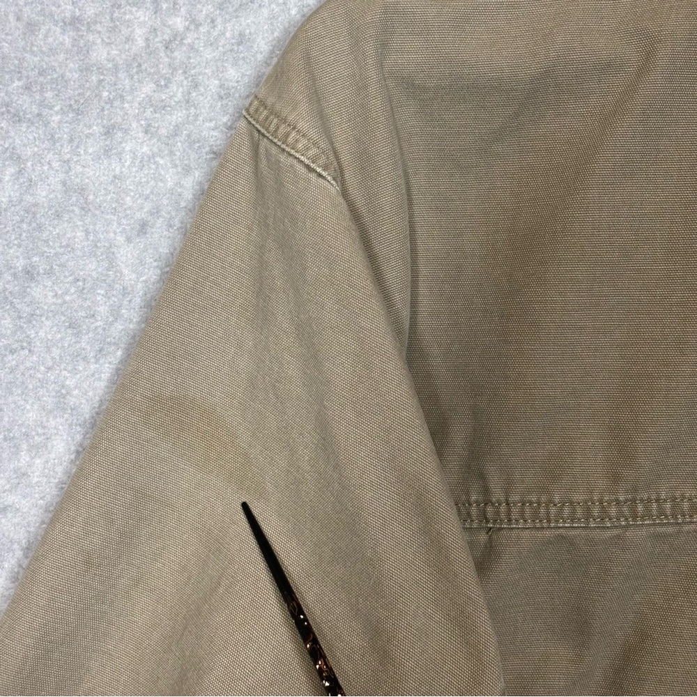 Vintage Columbia Sportswear Canvas Utility Work Jacket-Tan-Men Size Medium - Picture 8 of 9